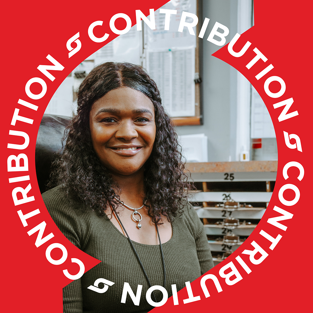 Ad promoting contributing to the community.